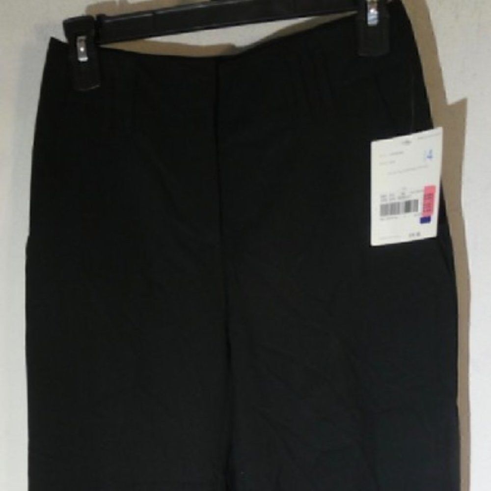 🆕Liz Claiborne Woman's Classic Black Pants Size 4P - NWT